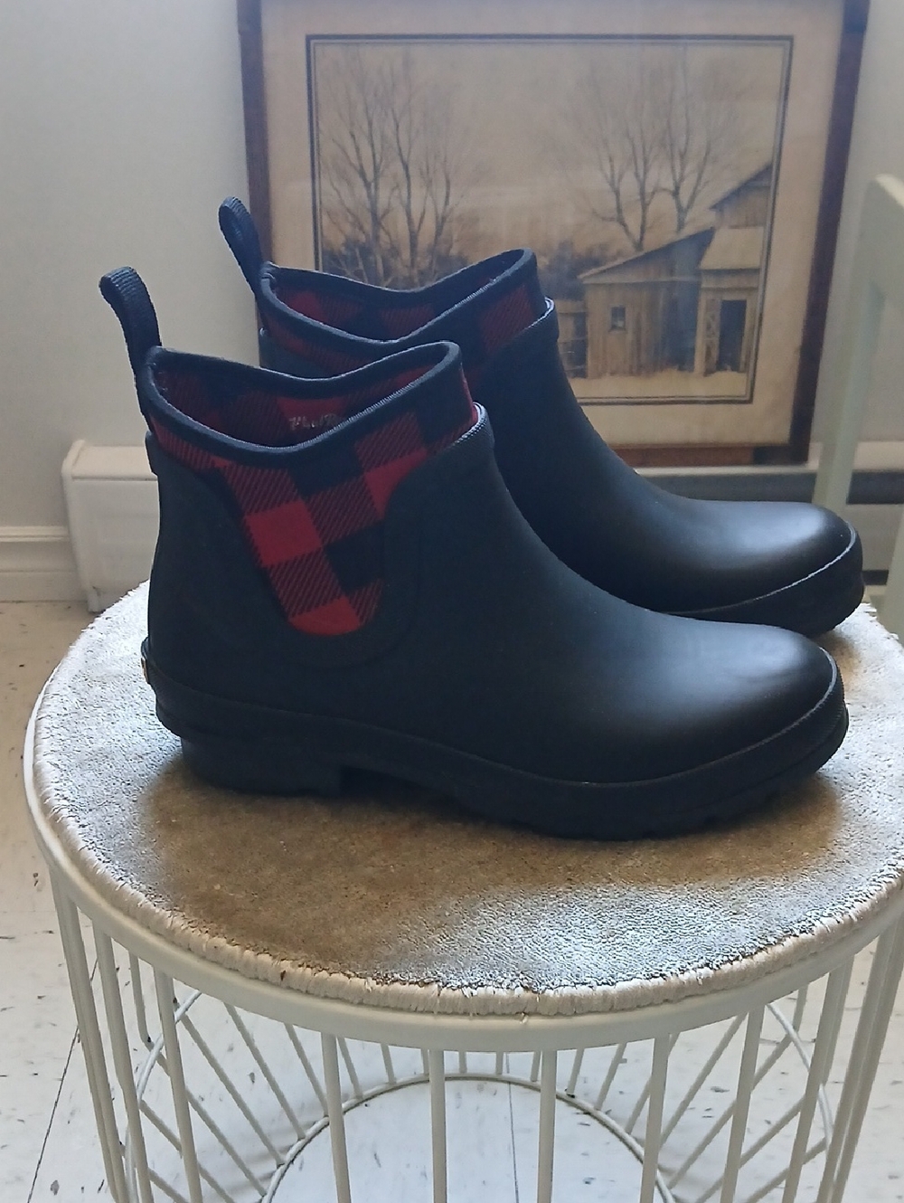 Wind River Chelsea Buffalo Print Rain Boot  Size 9